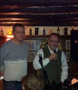 The men behind Pig & Porter, Sean Ayling and Robin Wright.